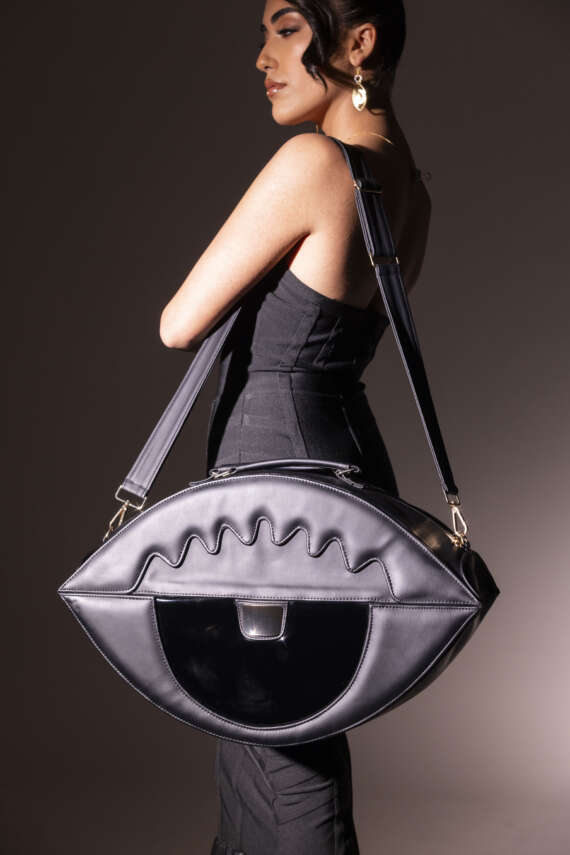 The Visionary: Oversized Black Eye-Inspired Handbag - Image 3